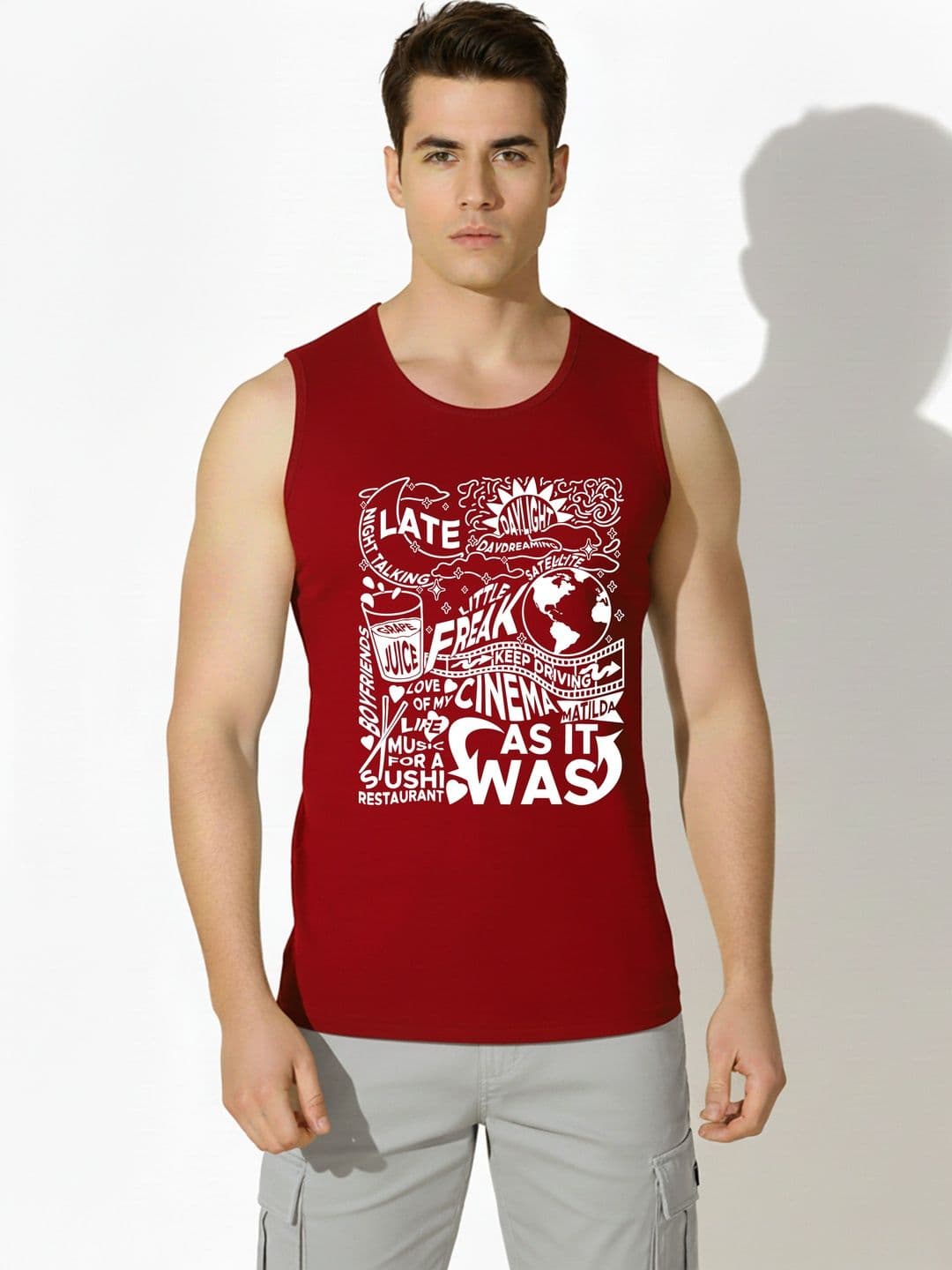 SKY HARBOAR Printed Cotton Tank - view 1