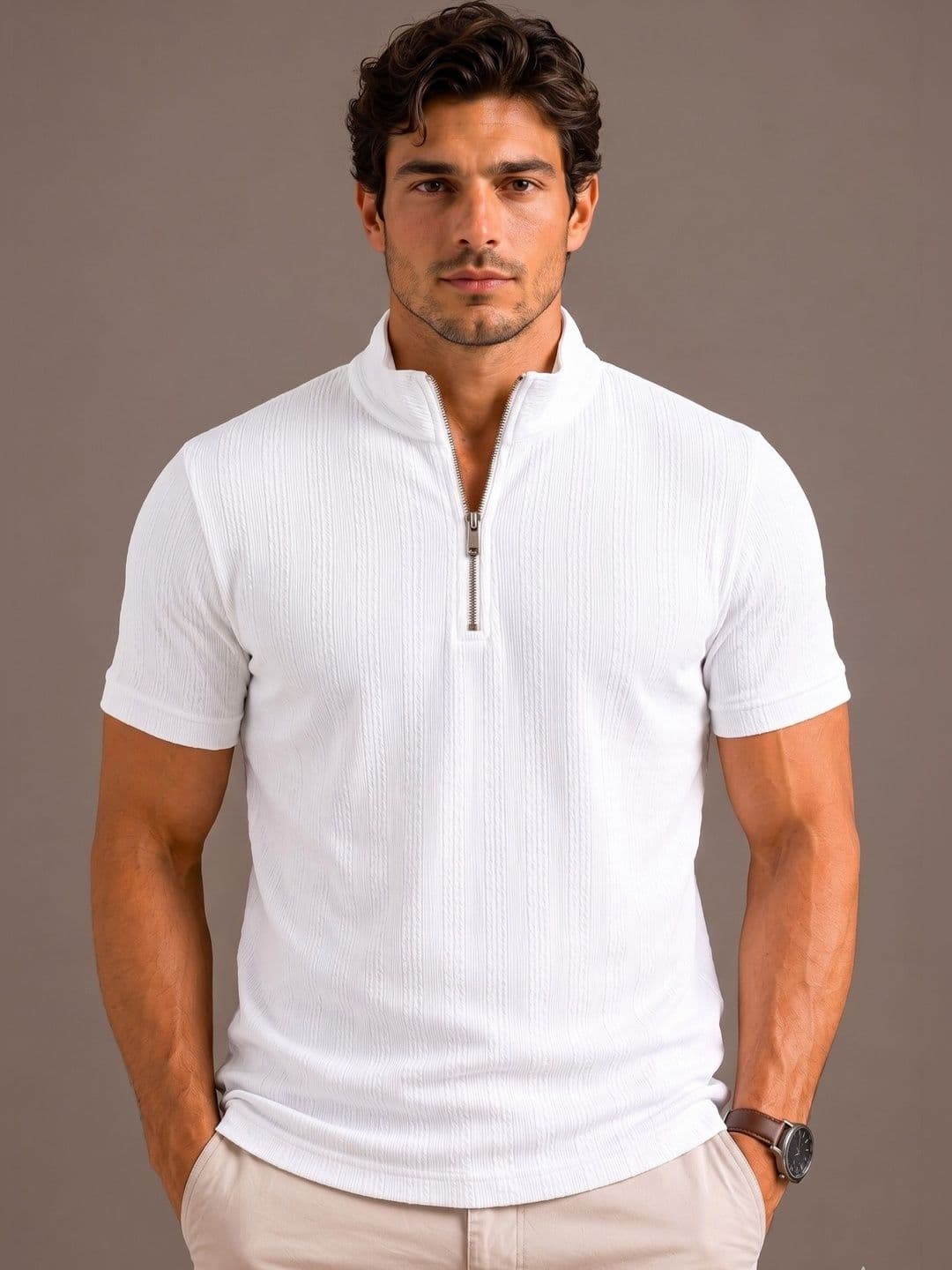 SZN Men Polo Collar T-shirt - view 1