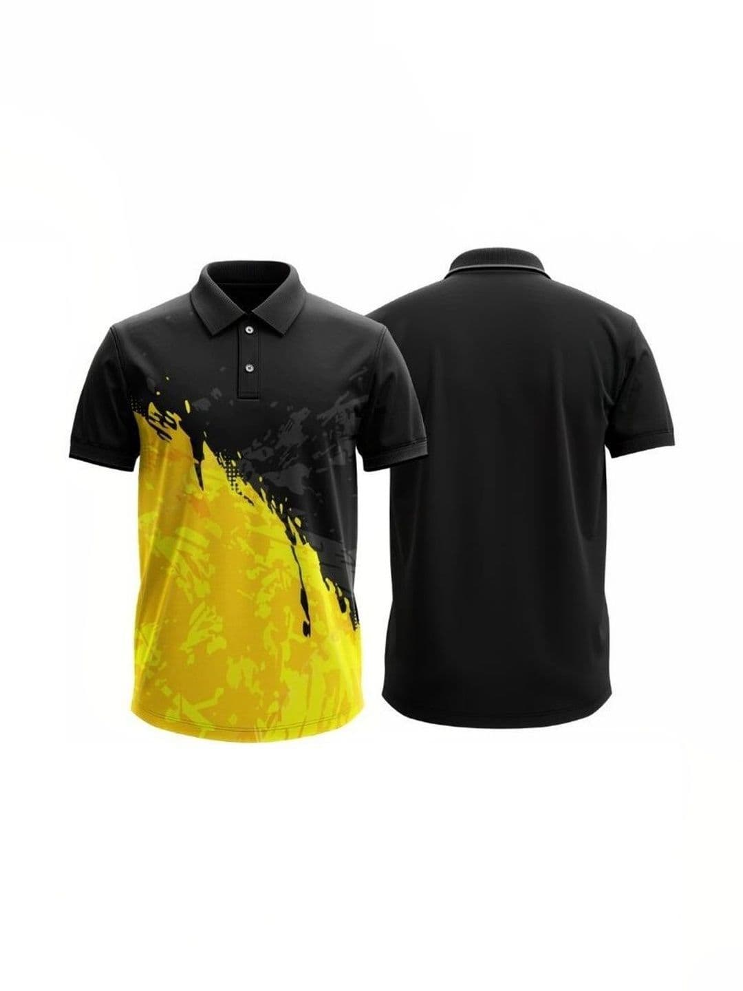 Lookswala Men Printed Polo Collar T-shirt - view 1