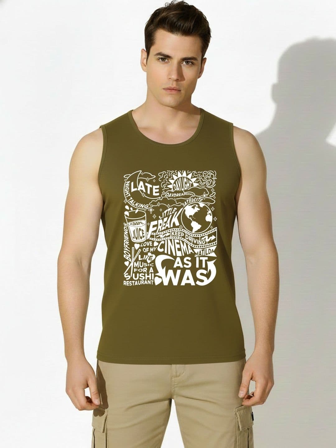 SKY HARBOAR Printed Cotton Tank - view 1