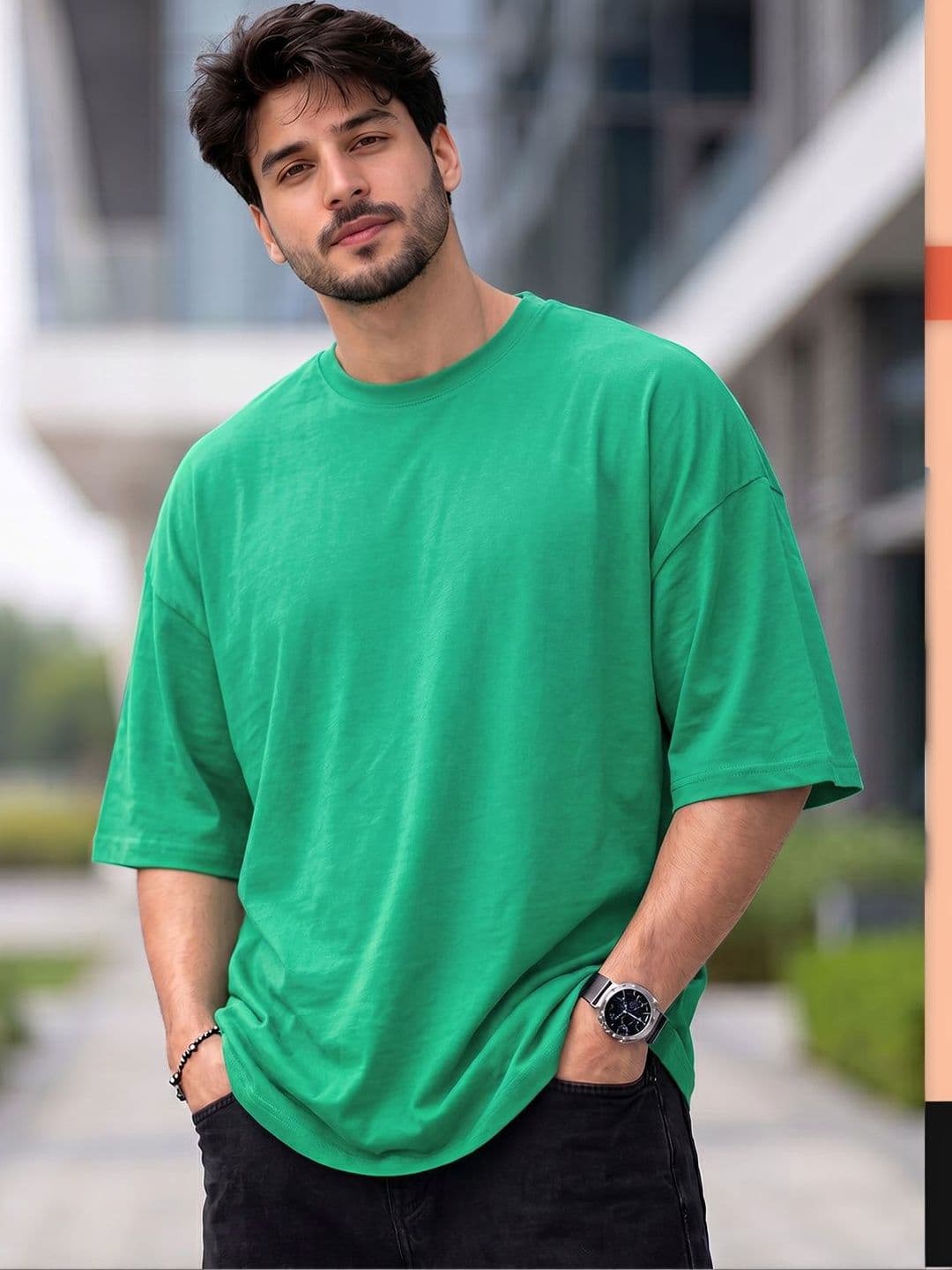 JUST ROAR Men Drop-Shoulder Sleeves T-shirt - view 1