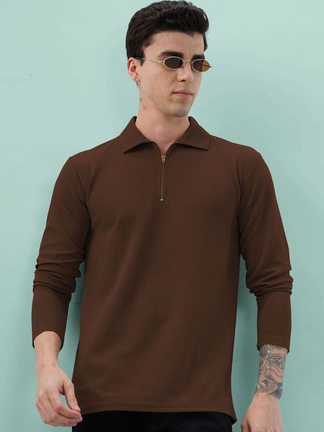 HERE&NOW Men Polo Collar T-shirt - view 1