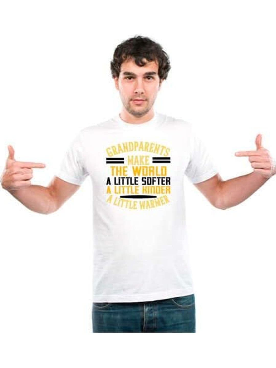 UDNAG Unisex Typography Printed T-shirt - view 1