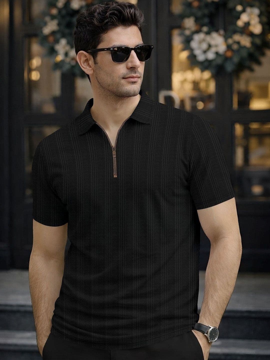 Moda Rapido Men Polo Collar T-shirt - view 1