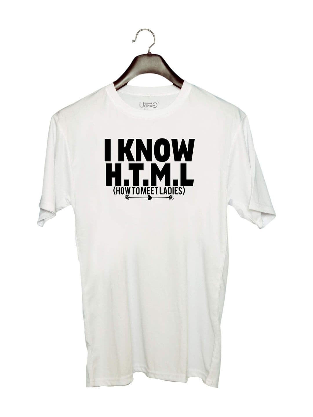 UDNAG Unisex Typography Printed T-shirt - view 1