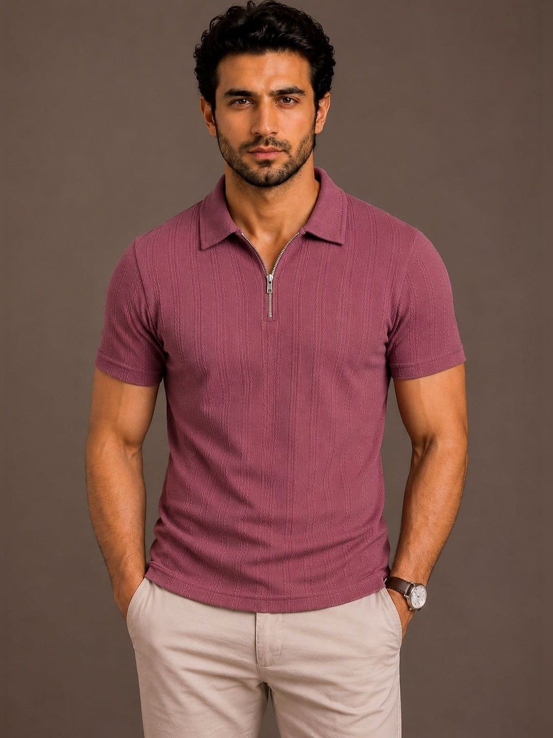SZN Men Polo Collar T-shirt - view 1