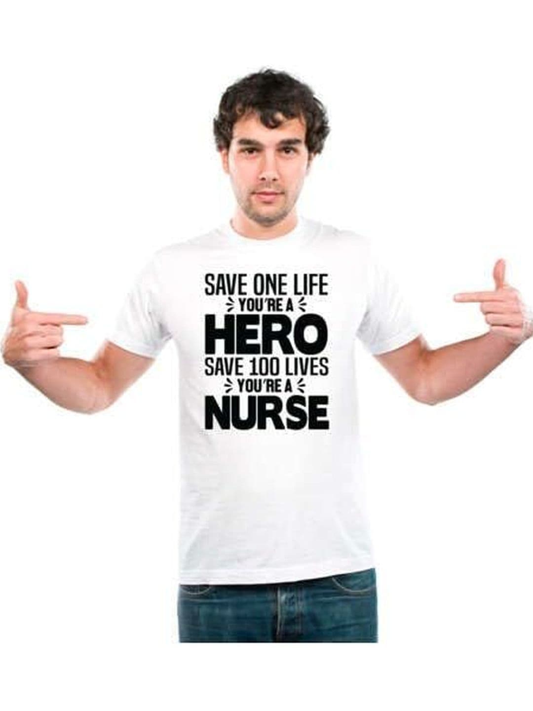 UDNAG Unisex Typography Printed T-shirt - view 1