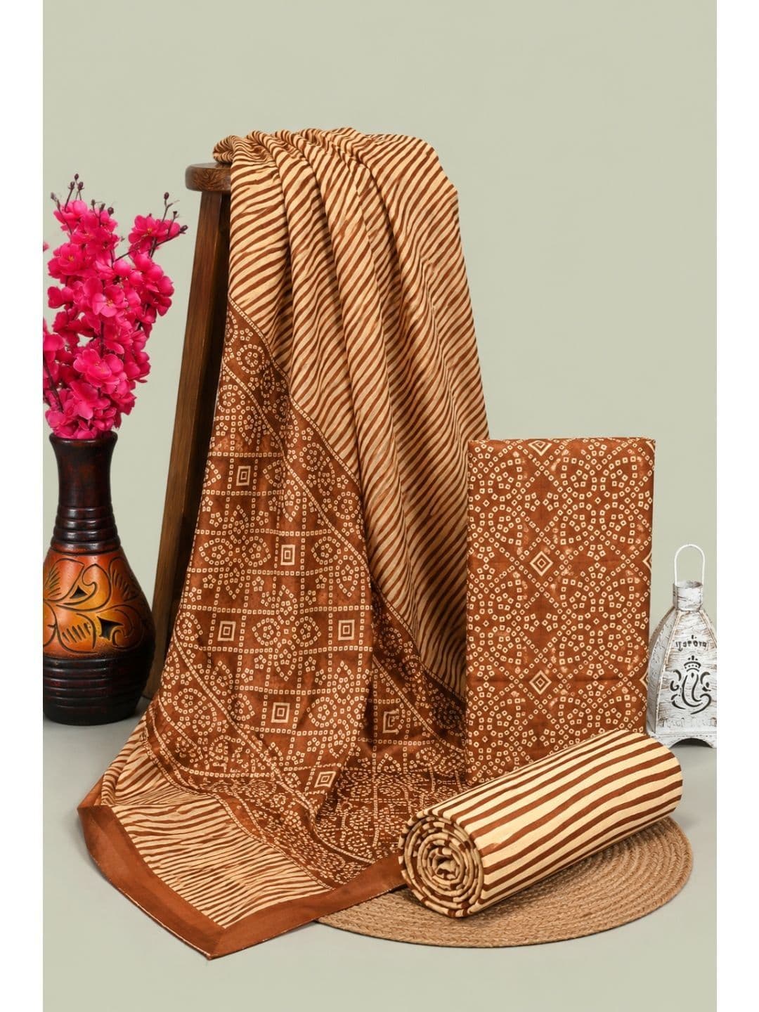 Mitera Printed Unstitched Dress Material - view 1