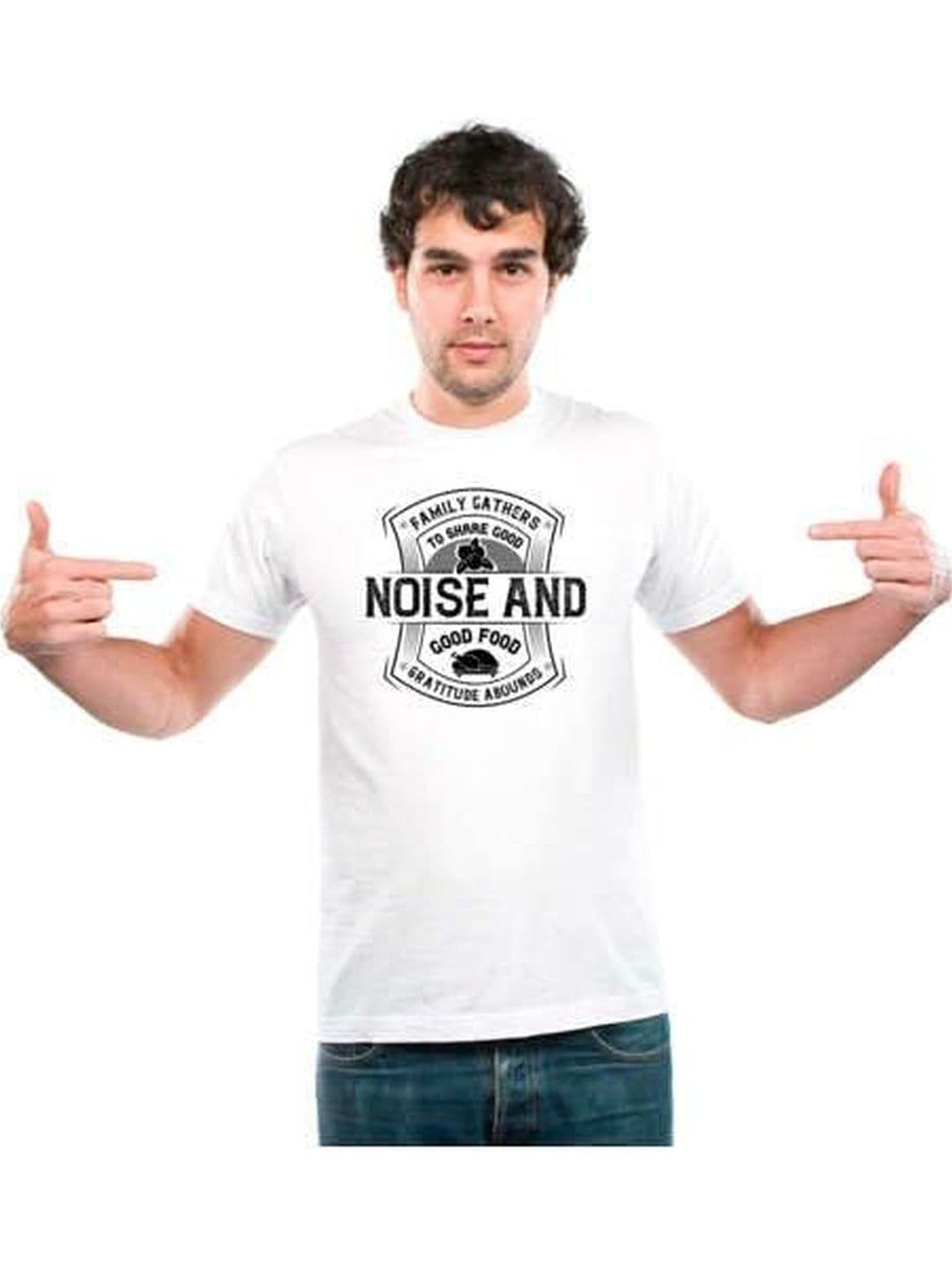 UDNAG Unisex Typography Printed T-shirt - view 1