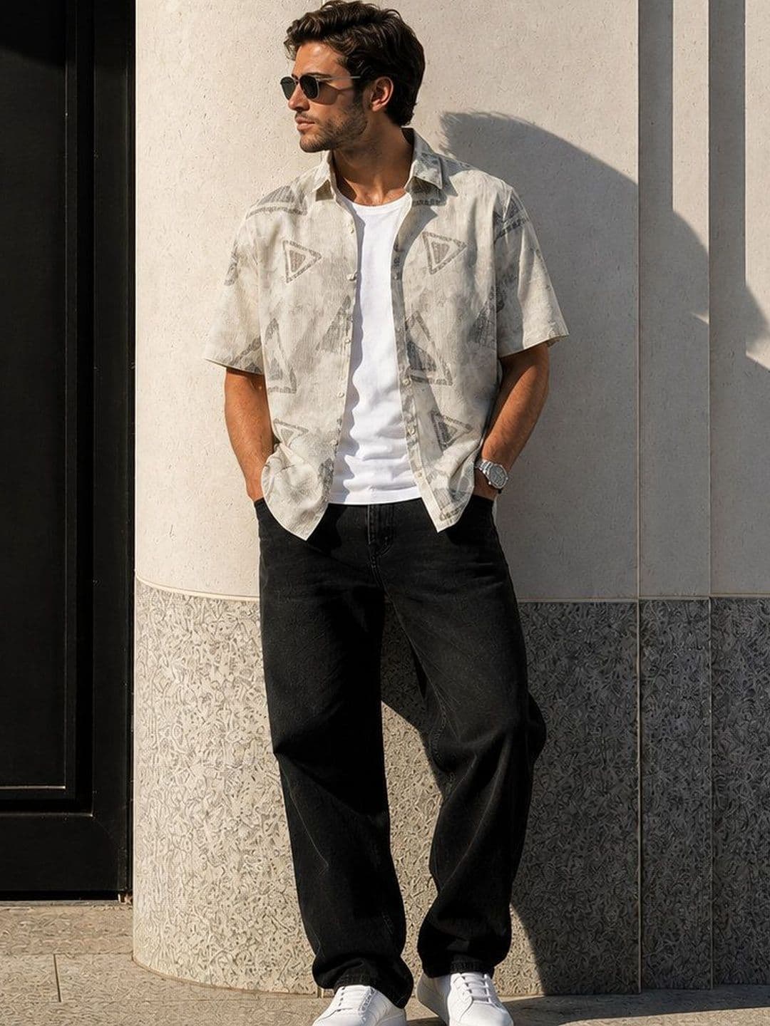XKIND Men Standard Printed Casual Shirt - view 1