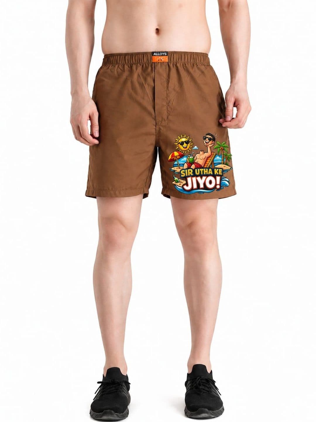 AVVOYS Printed Cotton Mid-Rise Boxers - view 1