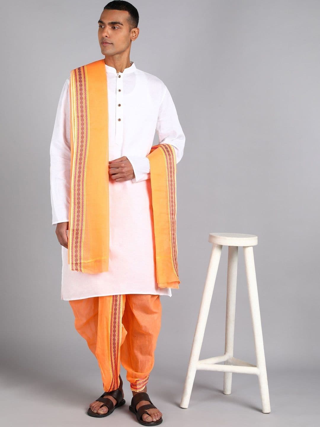 Shree shyam Handloom Men Cotton Dhoti Dhotis - view 1