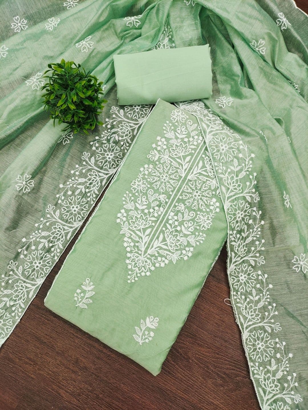 Moda Rapido Embroidered Unstitched Dress Material - view 1