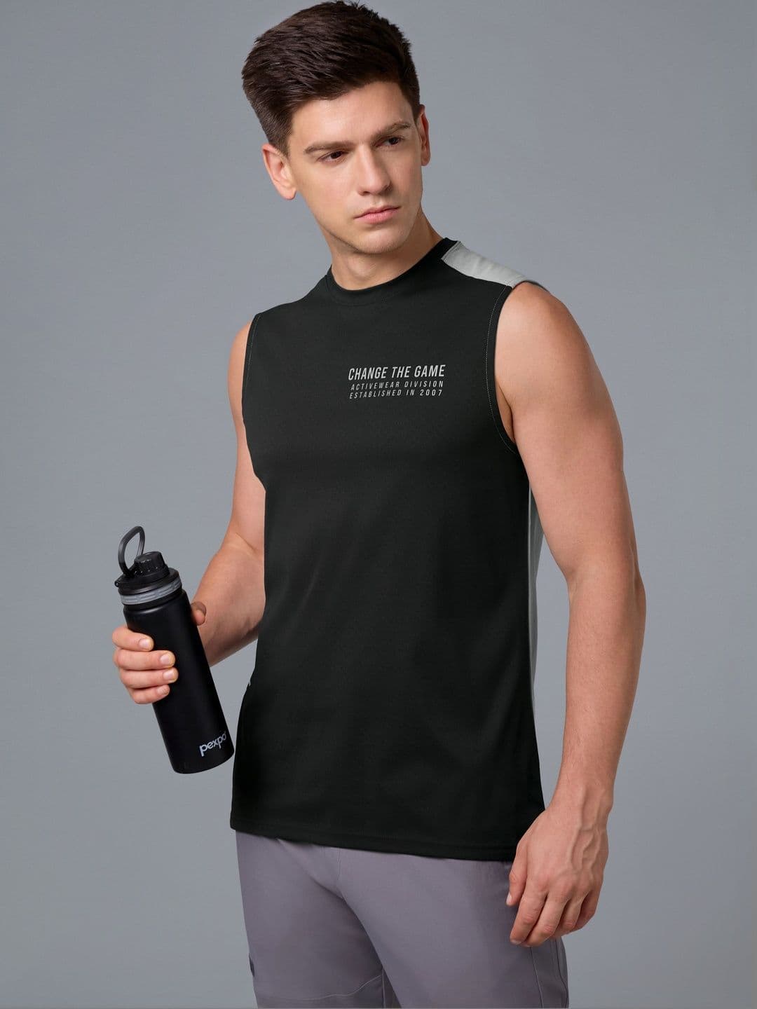 Technosport Colourblocked Gym Vest - view 1