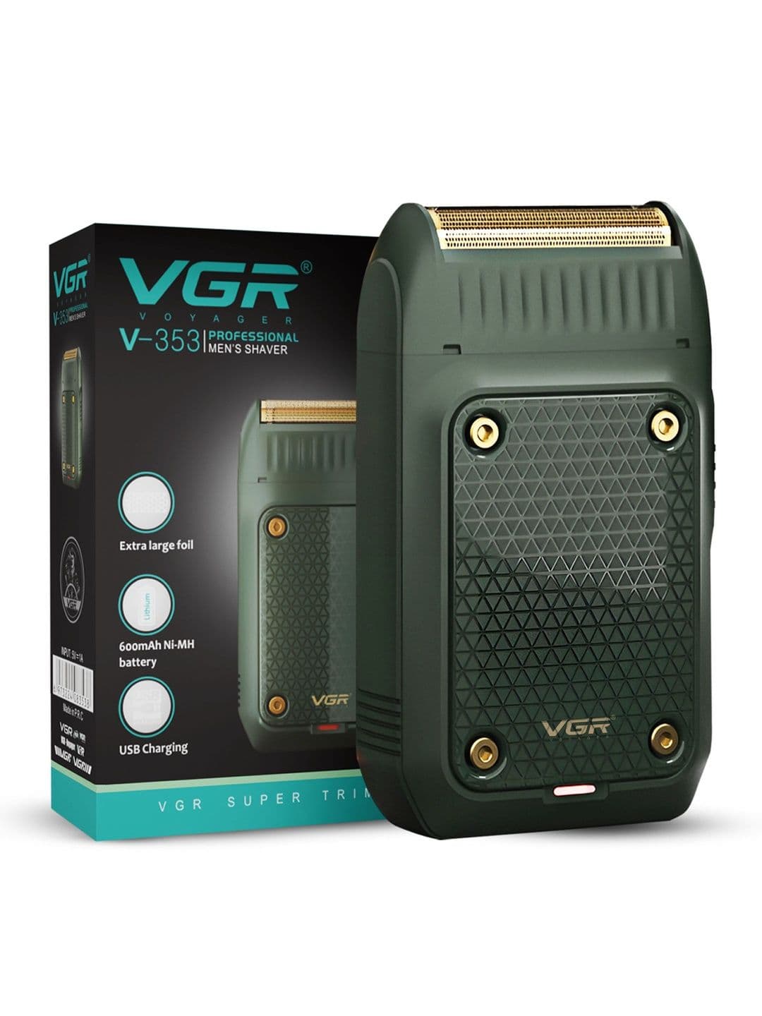 VGR V-353 Foil Shaver for Men with Pop-Up Trimmer 60 Min Runtime & Type-C Quick Charging - view 1