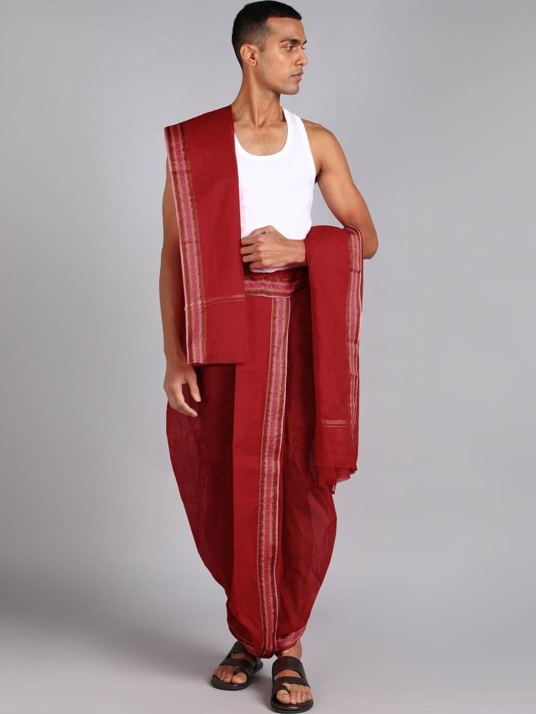 Sawariya handloom Men Cotton Dhoti Dhotis - view 1