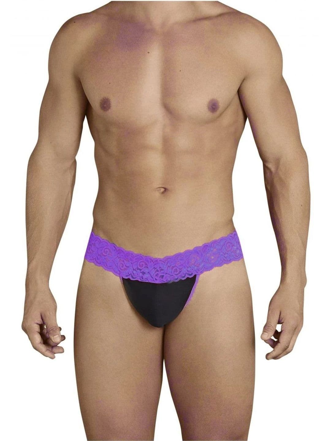 BE IN LOVE Men Colourblocked Thongs - view 1