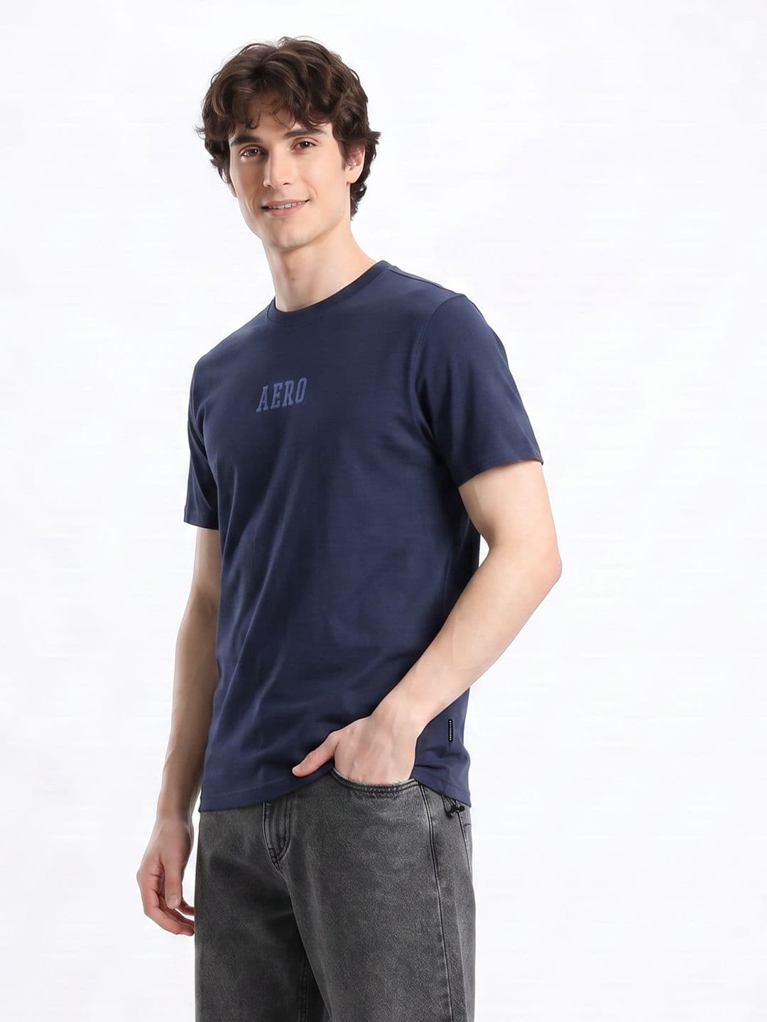 Aeropostale Brand Logo Printed Pure Cotton T-shirt - view 1