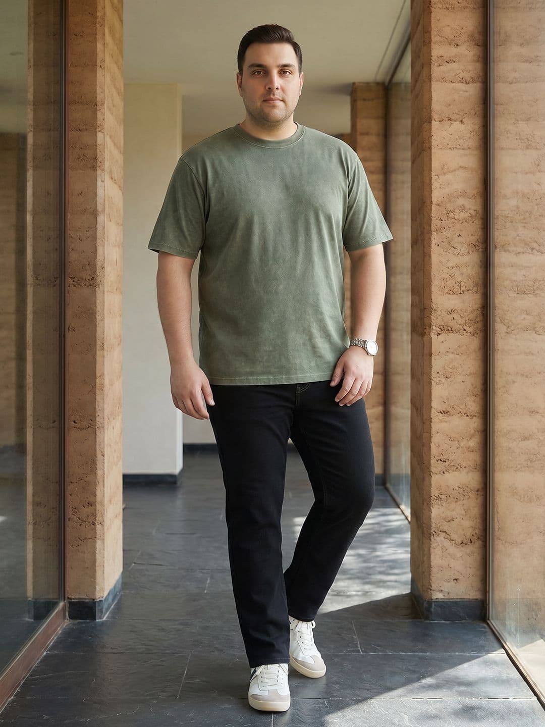 Sztori Men Plus Size Regular Fit Stretchable Jeans - view 1