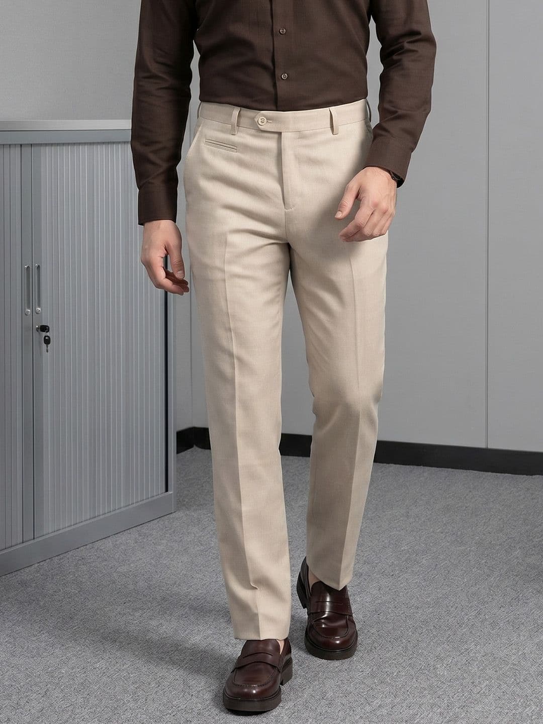 INVICTUS Men Slim Fit Formal Trousers - view 1