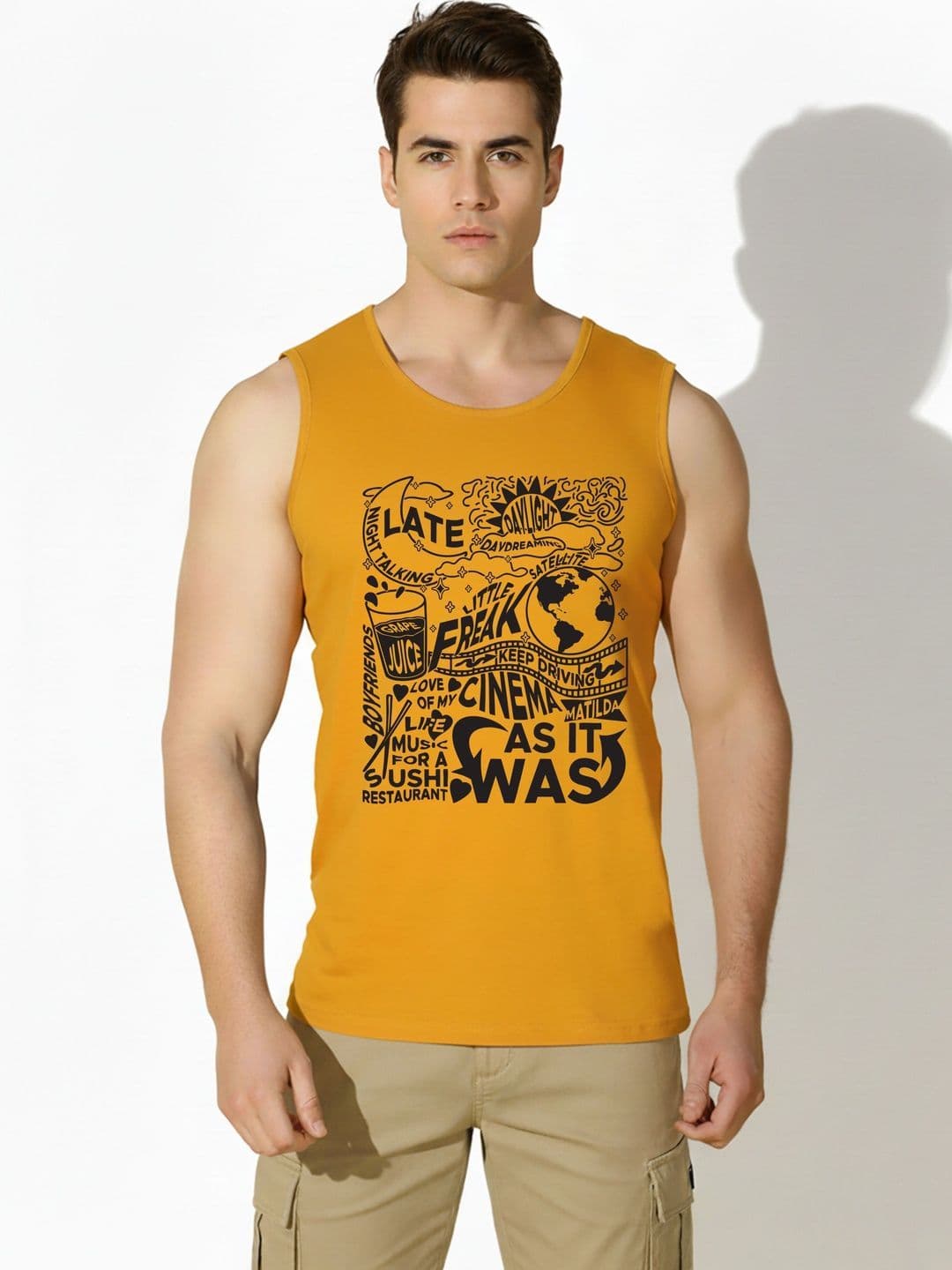 SKY HARBOAR Printed Cotton Tank - view 1