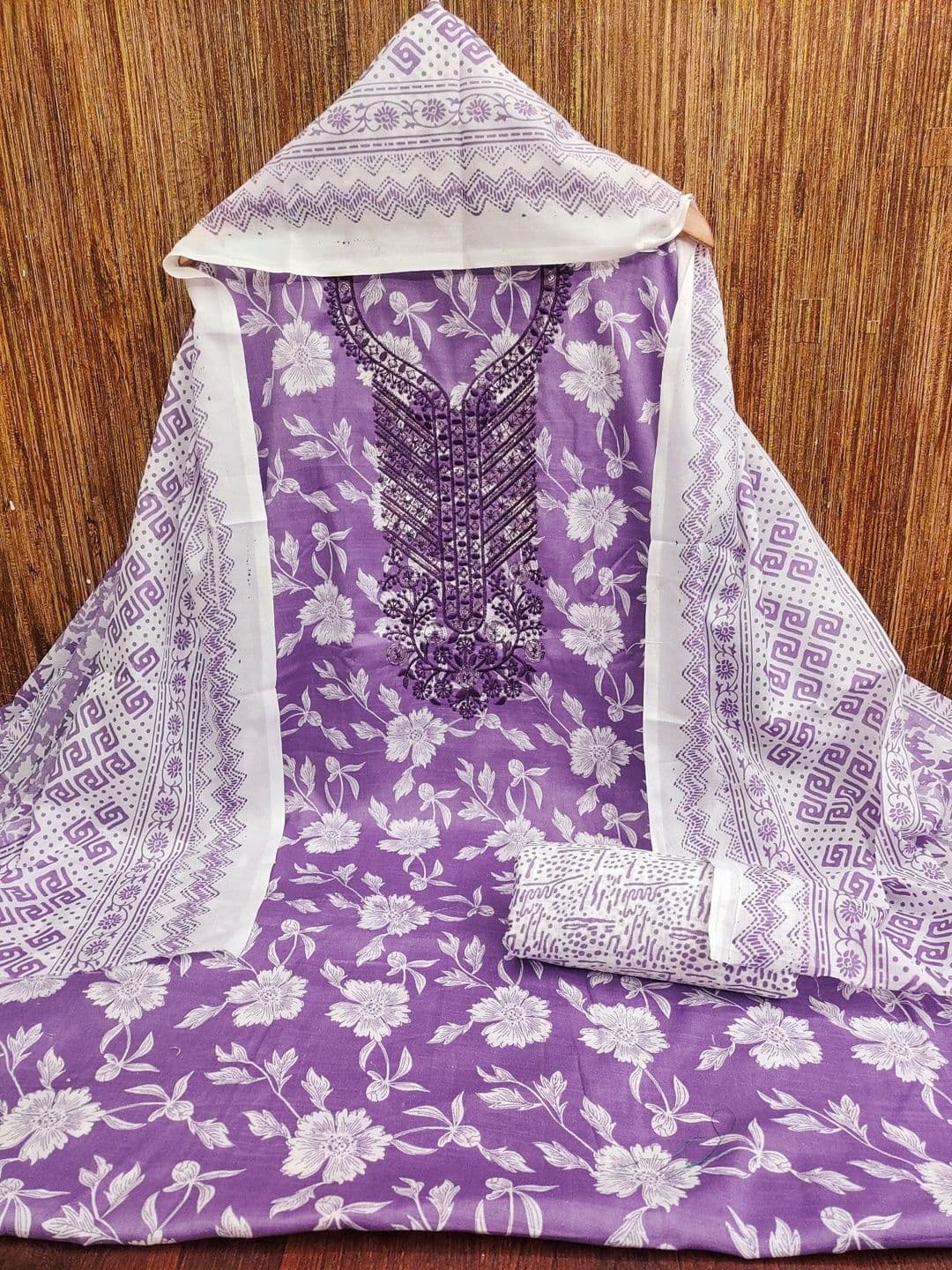 Moda Rapido Printed Unstitched Dress Material - view 1