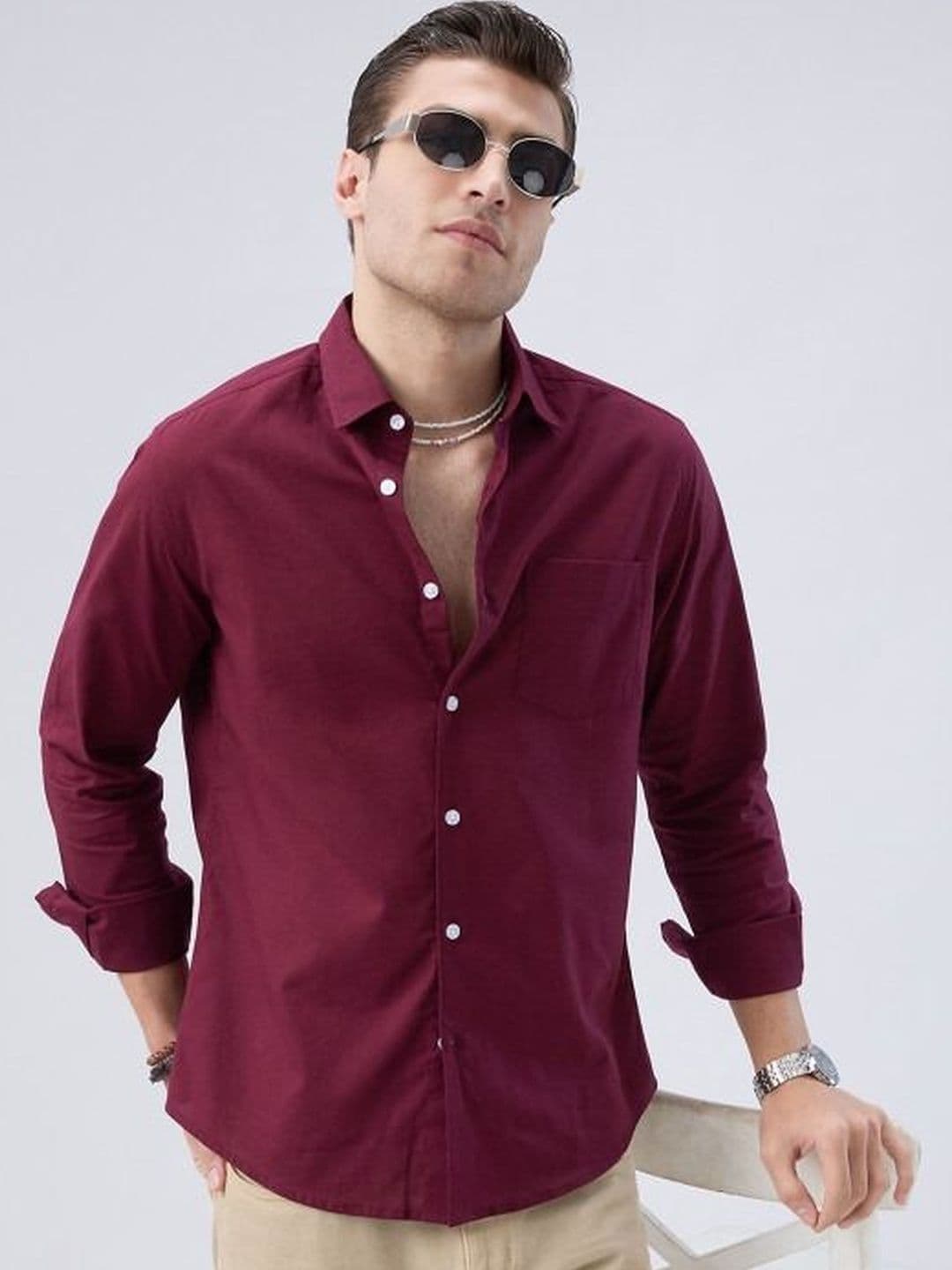 URBANICE Men Premium Slim Fit Casual Shirt - view 1