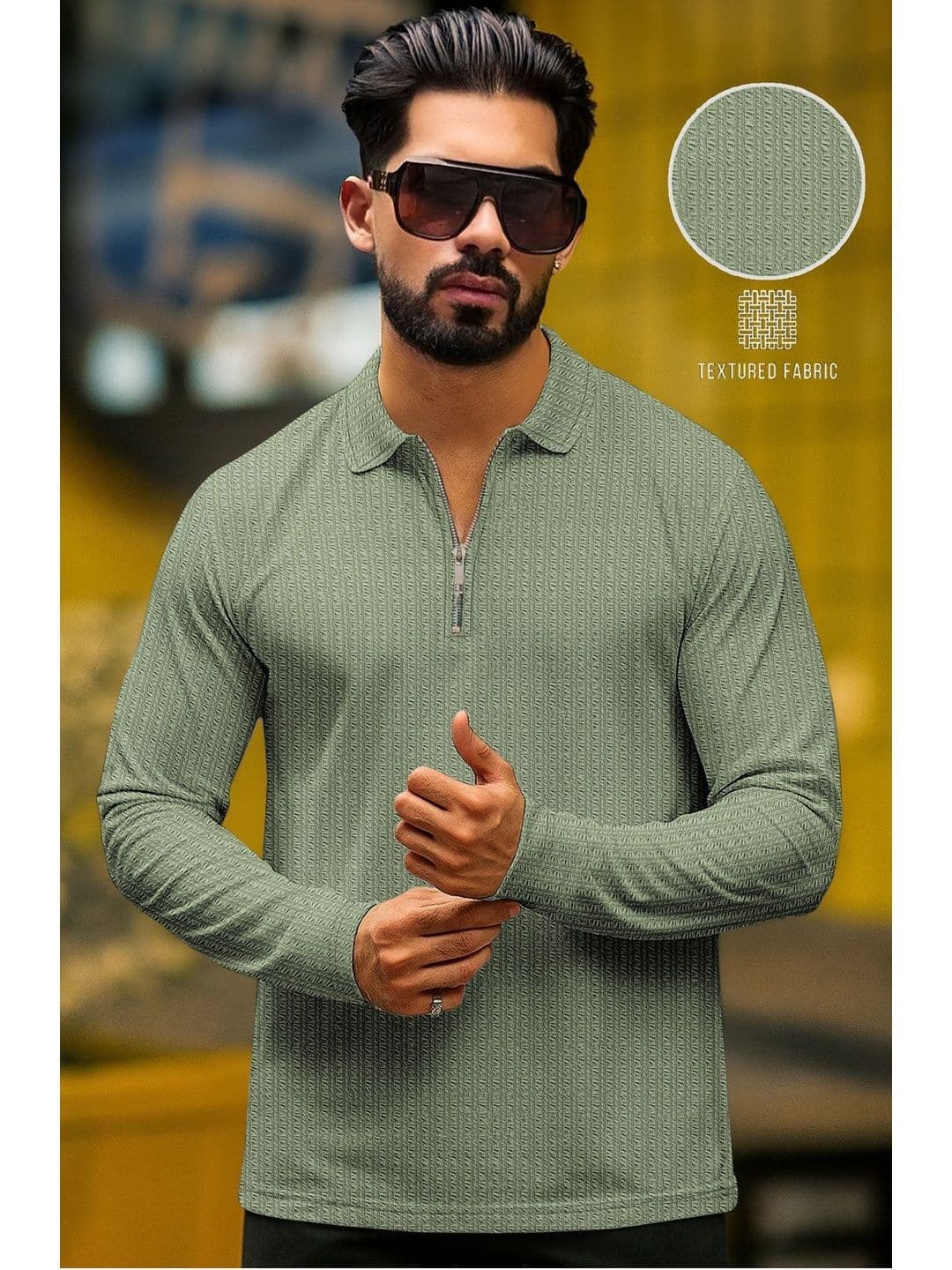 HERE&NOW Men Polo Collar T-shirt - view 1