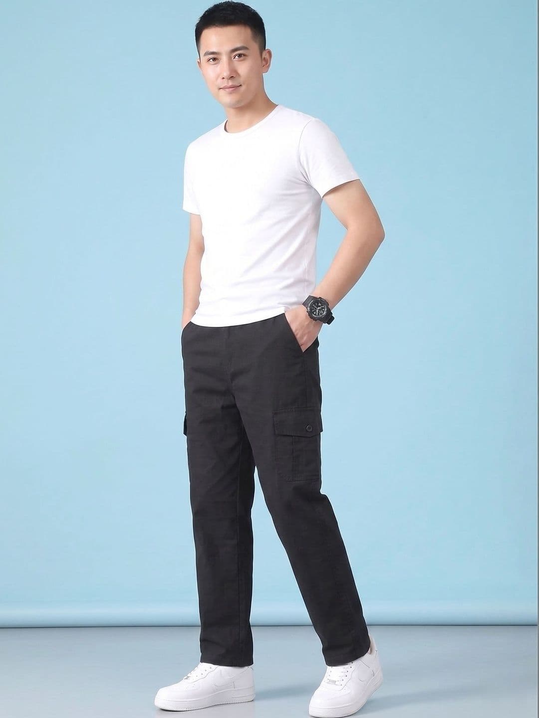GREENFLAIR Men Relaxed Trousers - view 1