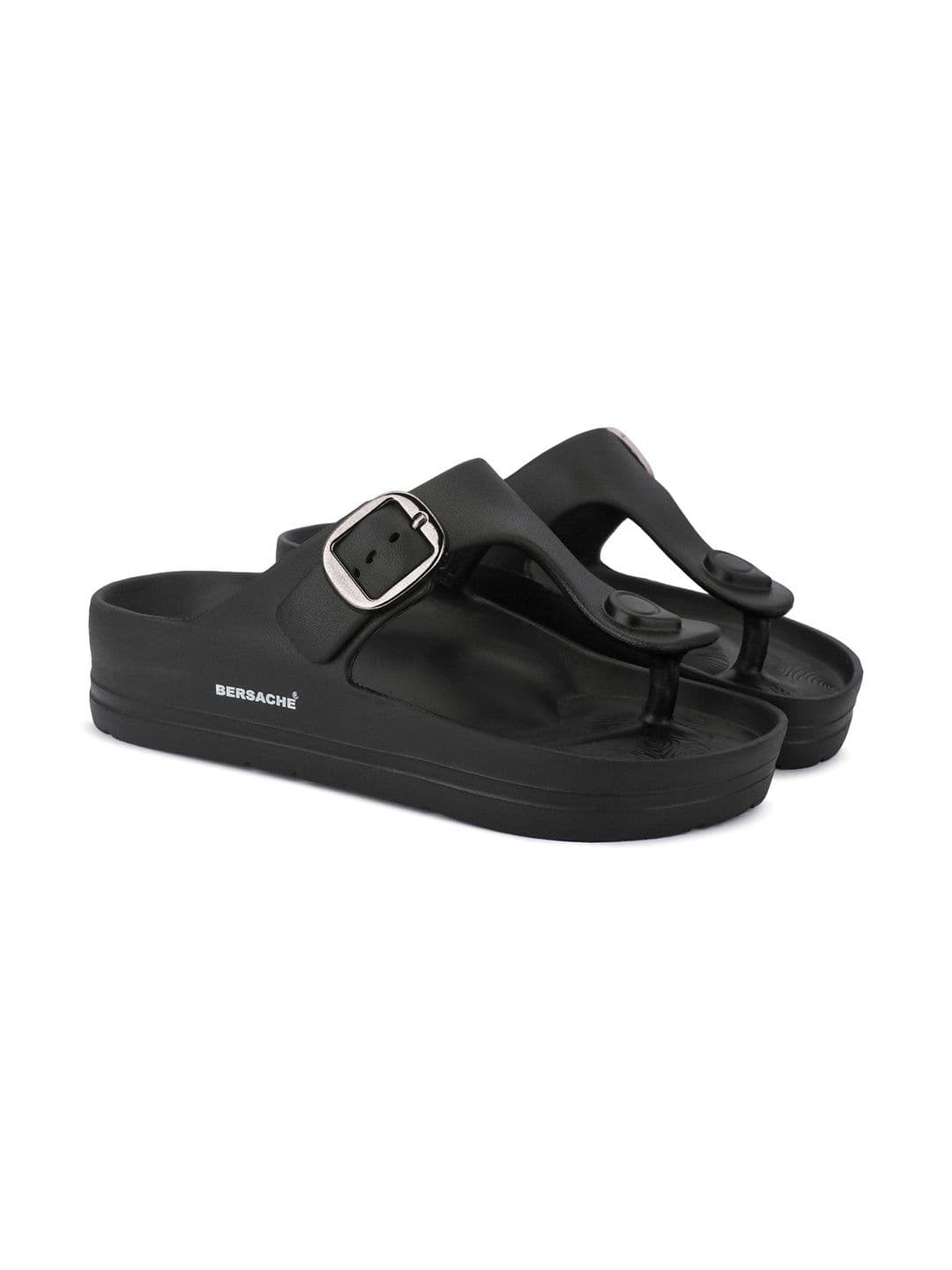 BERSACHE Men Open Toe Flats with Buckles - view 1