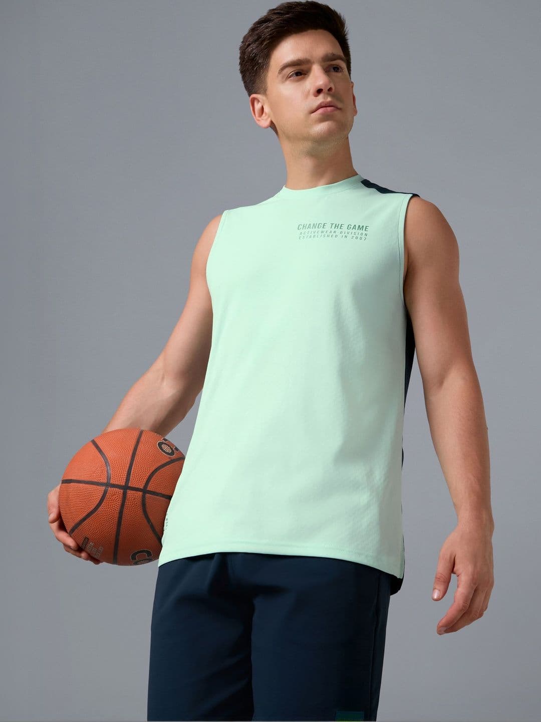 Technosport Colourblocked Gym Vest - view 1
