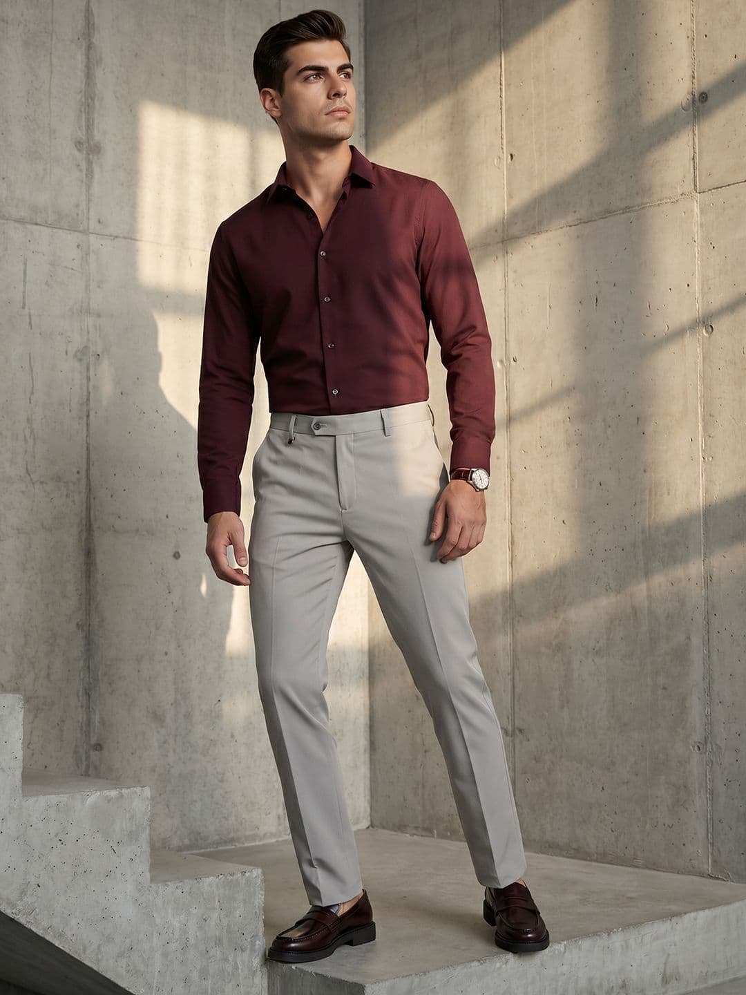 INVICTUS Men Regular Fit Formal Trousers - view 1