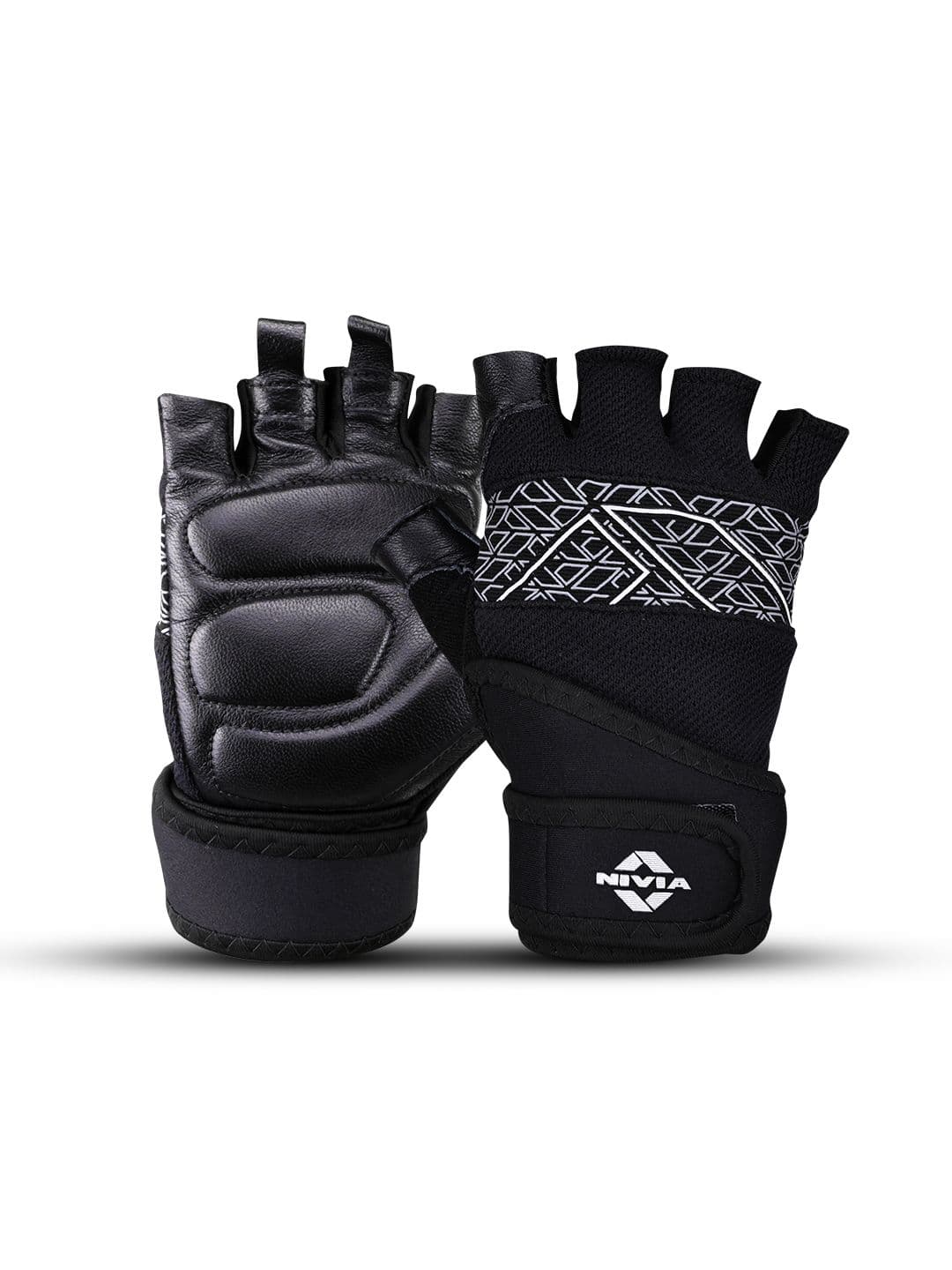 NIVIA Pro Grip Genuine Leather Gym Gloves - view 1