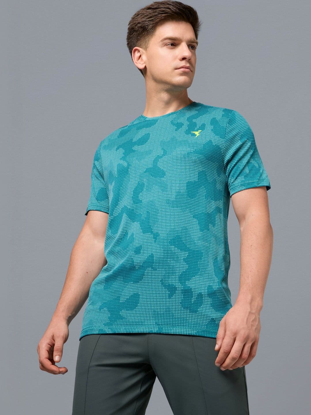 Technosport Men Printed Slim Fit T-shirt - view 1