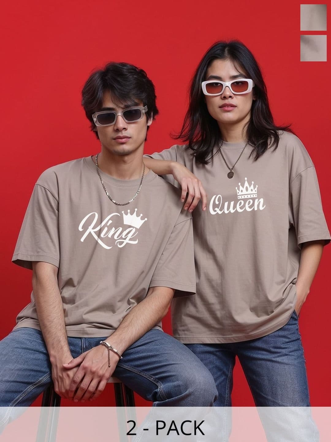 BAESD Unisex Typography 2 Printed Twistform T-shirt - view 1