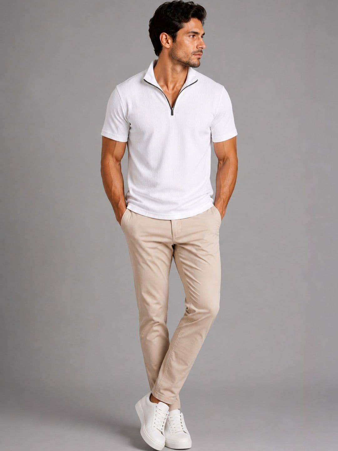 ROOPKAR Men Polo Collar T-shirt - view 1