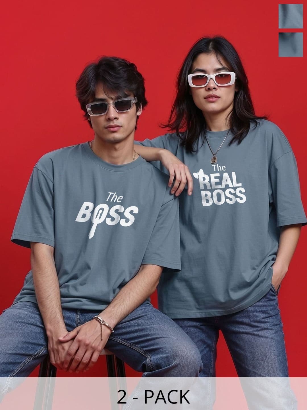 BAESD Unisex Typography 2 Printed Twistform T-shirt - view 1