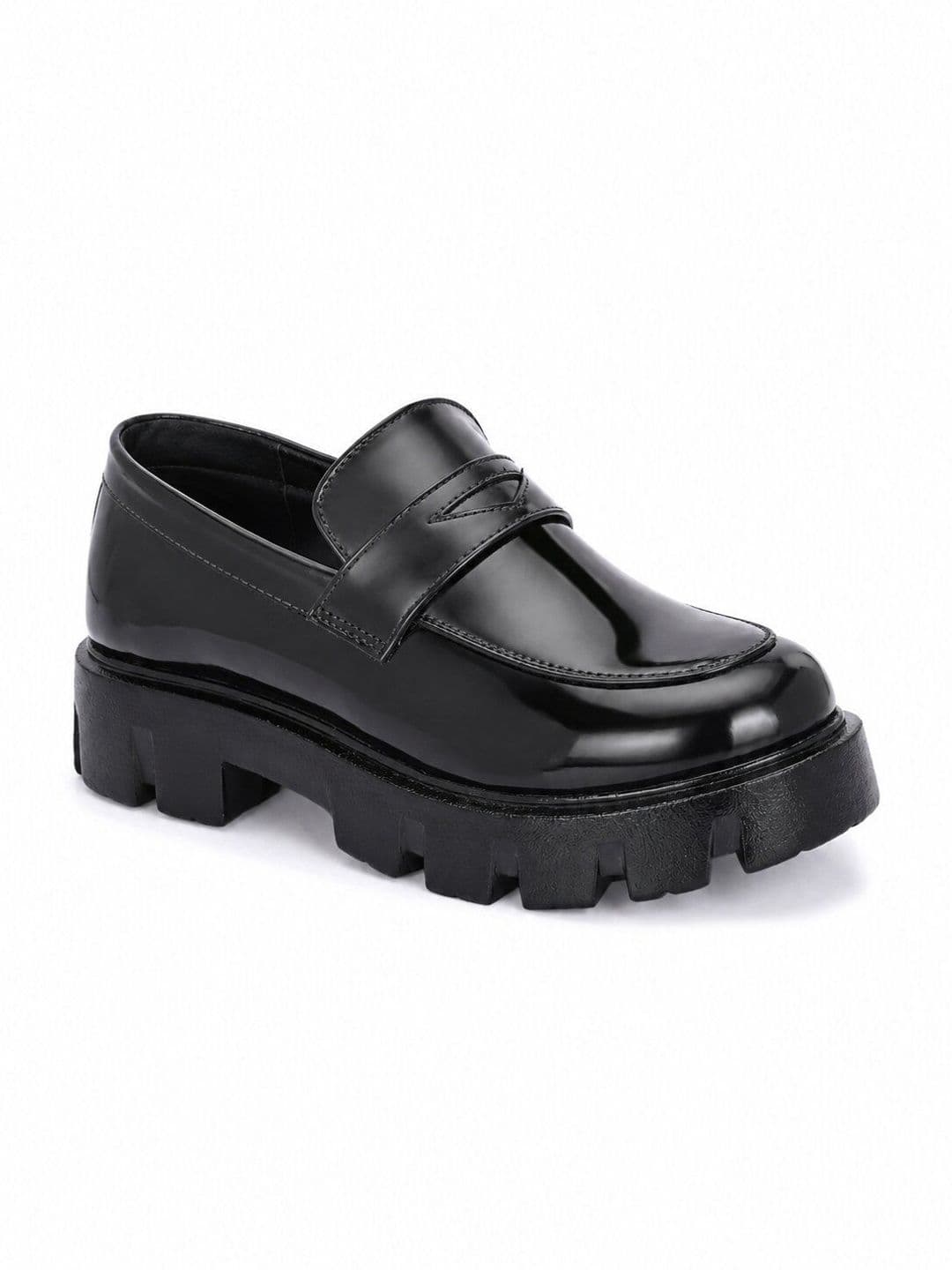 Hirels Men Round Toe Slip-On Formal Chunky Loafers - view 1