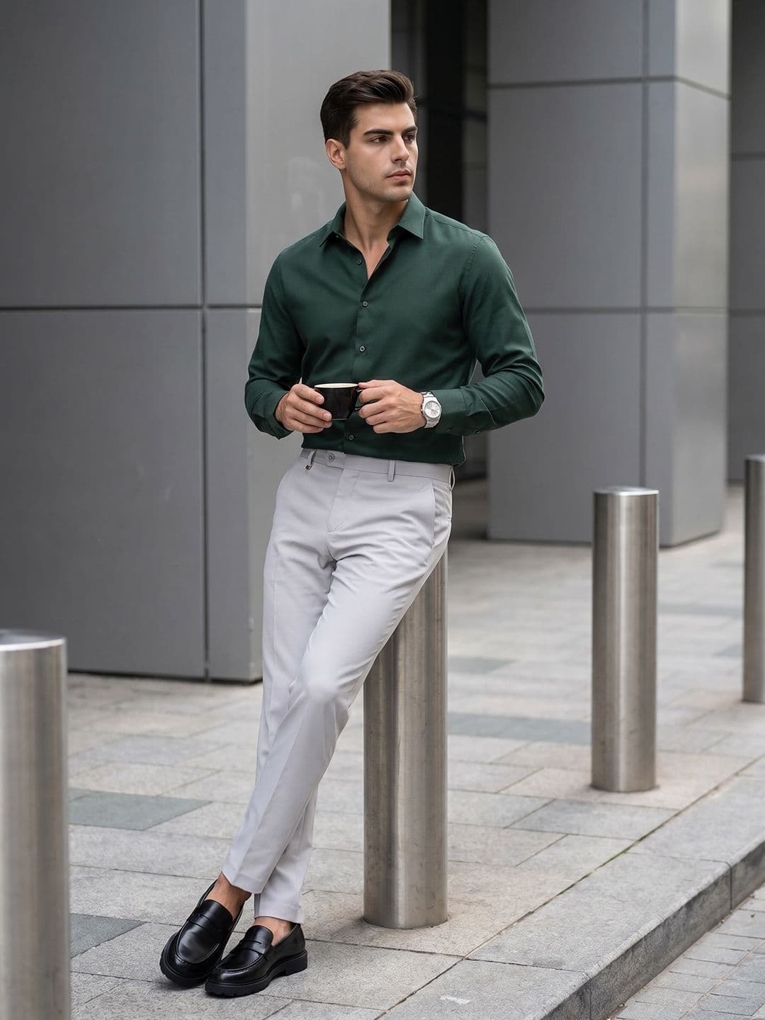 INVICTUS Men Regular Fit Formal Trousers - view 1