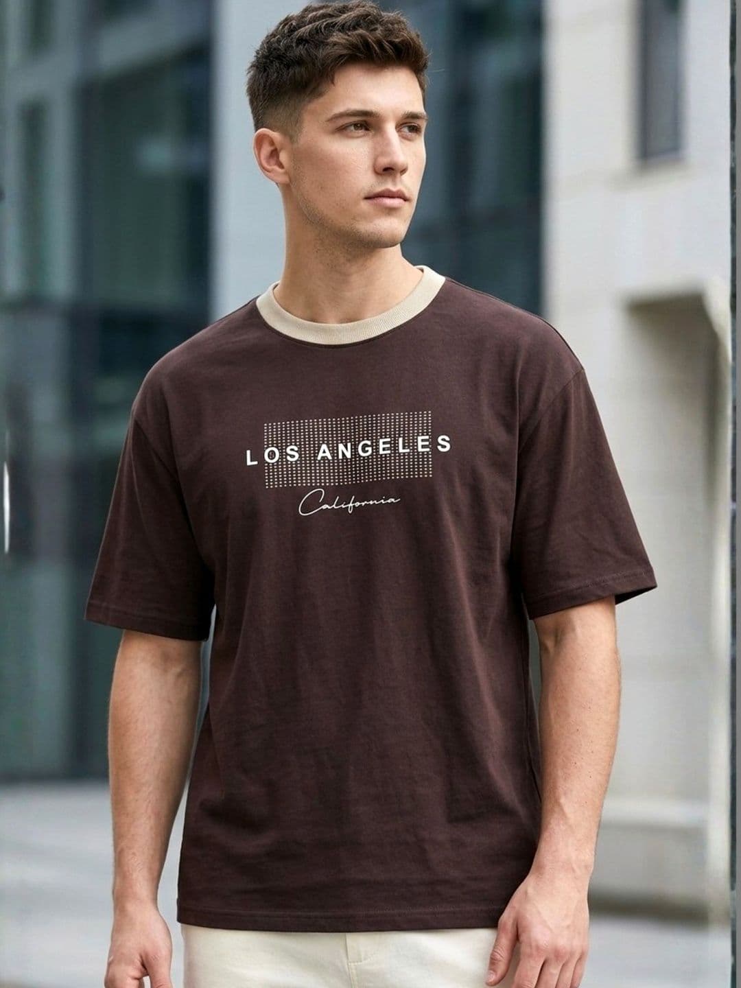 JUMPCUTS Men Typography Printed T-shirt - view 1