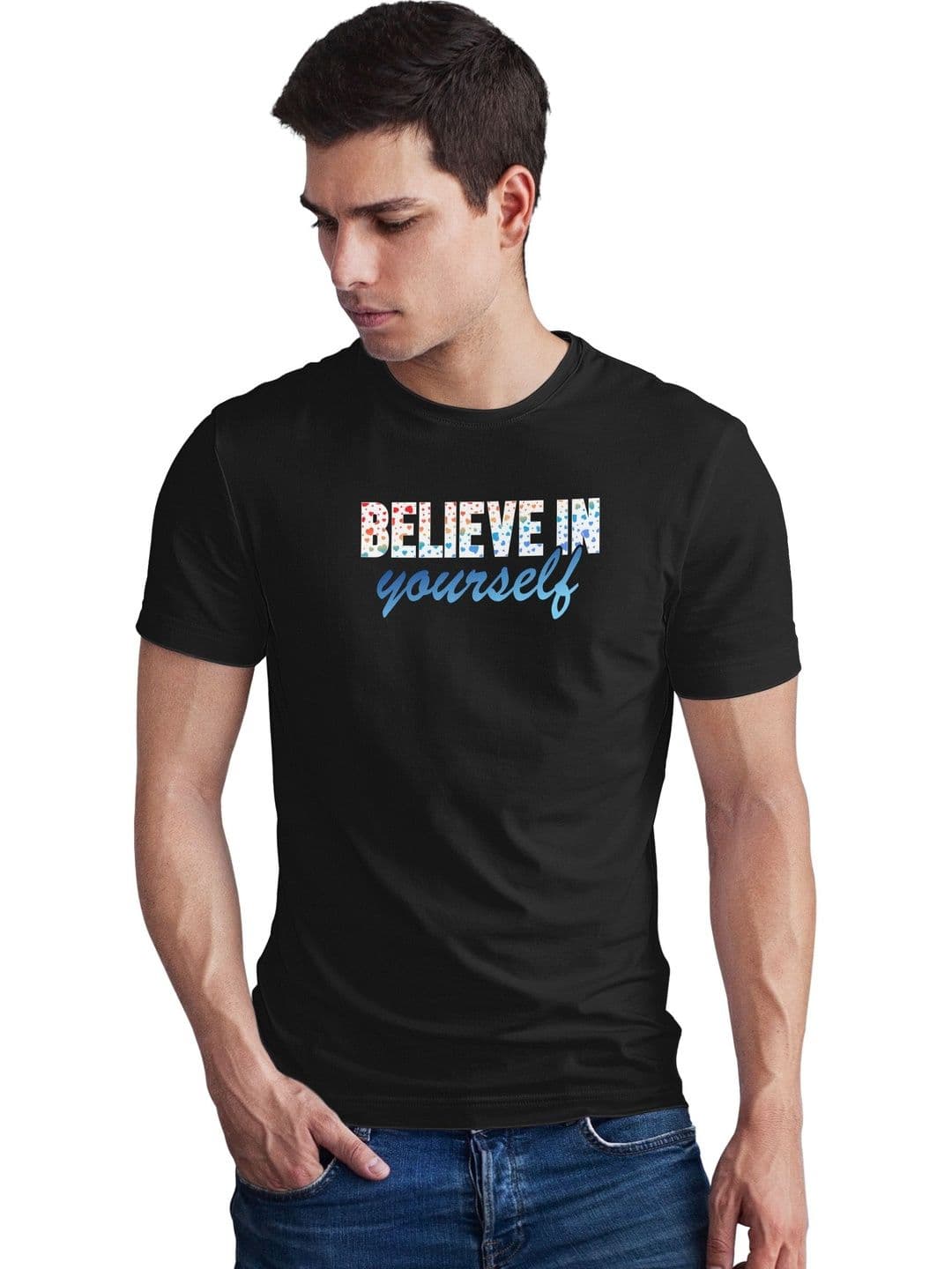 Seekbuylove Men Typography Printed Bio Finish T-shirt - view 1