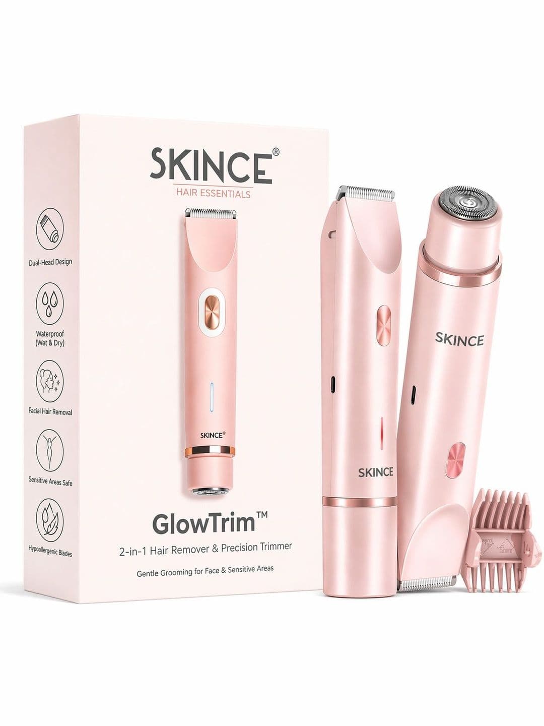 SKINCE 2 In 1 Hair Remover & Precision Trimmer - view 1