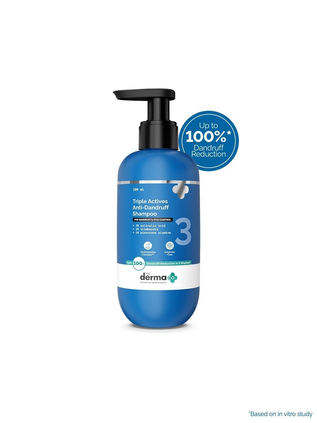 The Derma co. Triple Actives Anti Dandruff Shampoo With Salicylic Acid - 200 ml - view 1