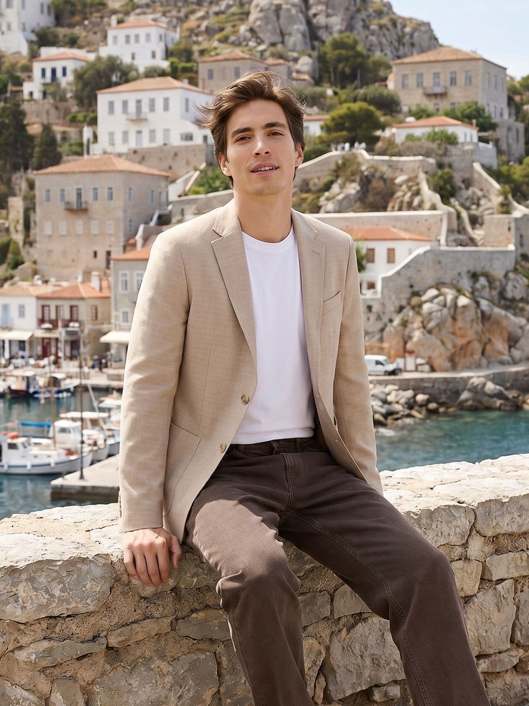 Mast & Harbour Notched Lapel Single Breasted Casual Blazer - view 1