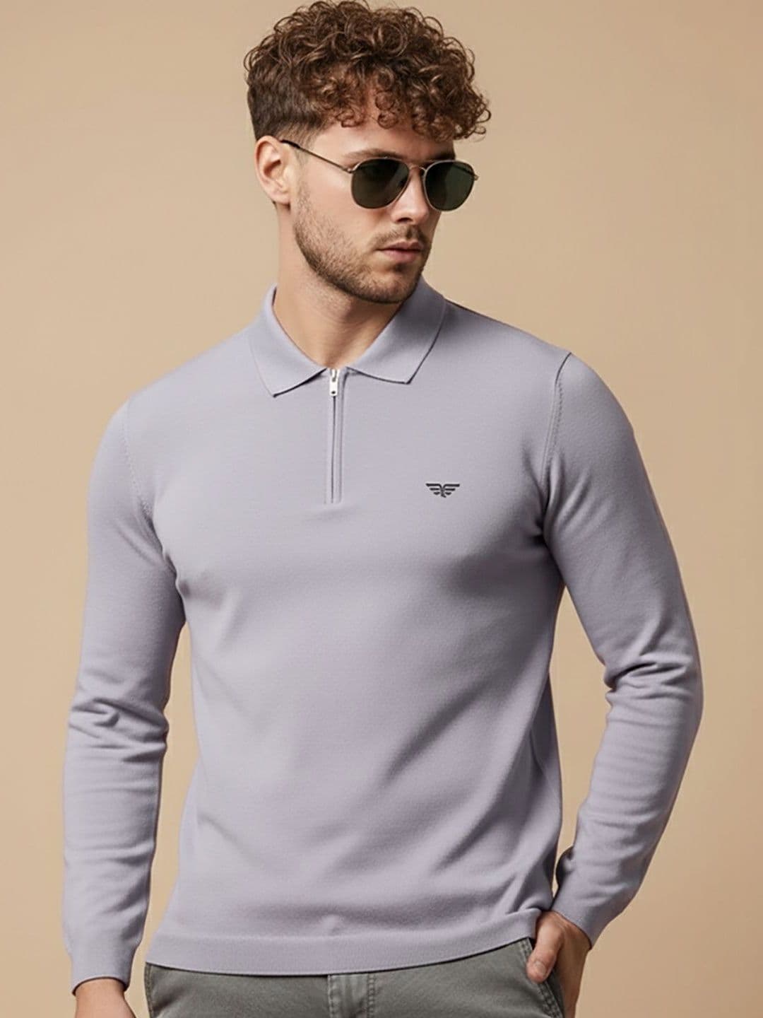 Kook N Keech Men Brand Logo Polo Collar T-shirt - view 1