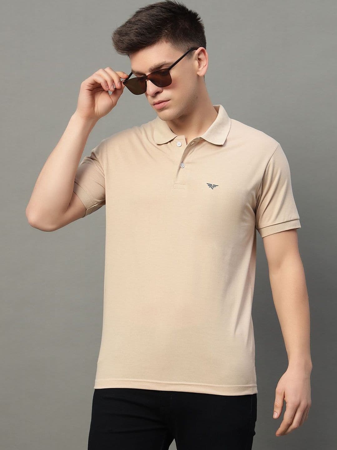 Kook N Keech Men Brand Logo Polo Collar T-shirt - view 1
