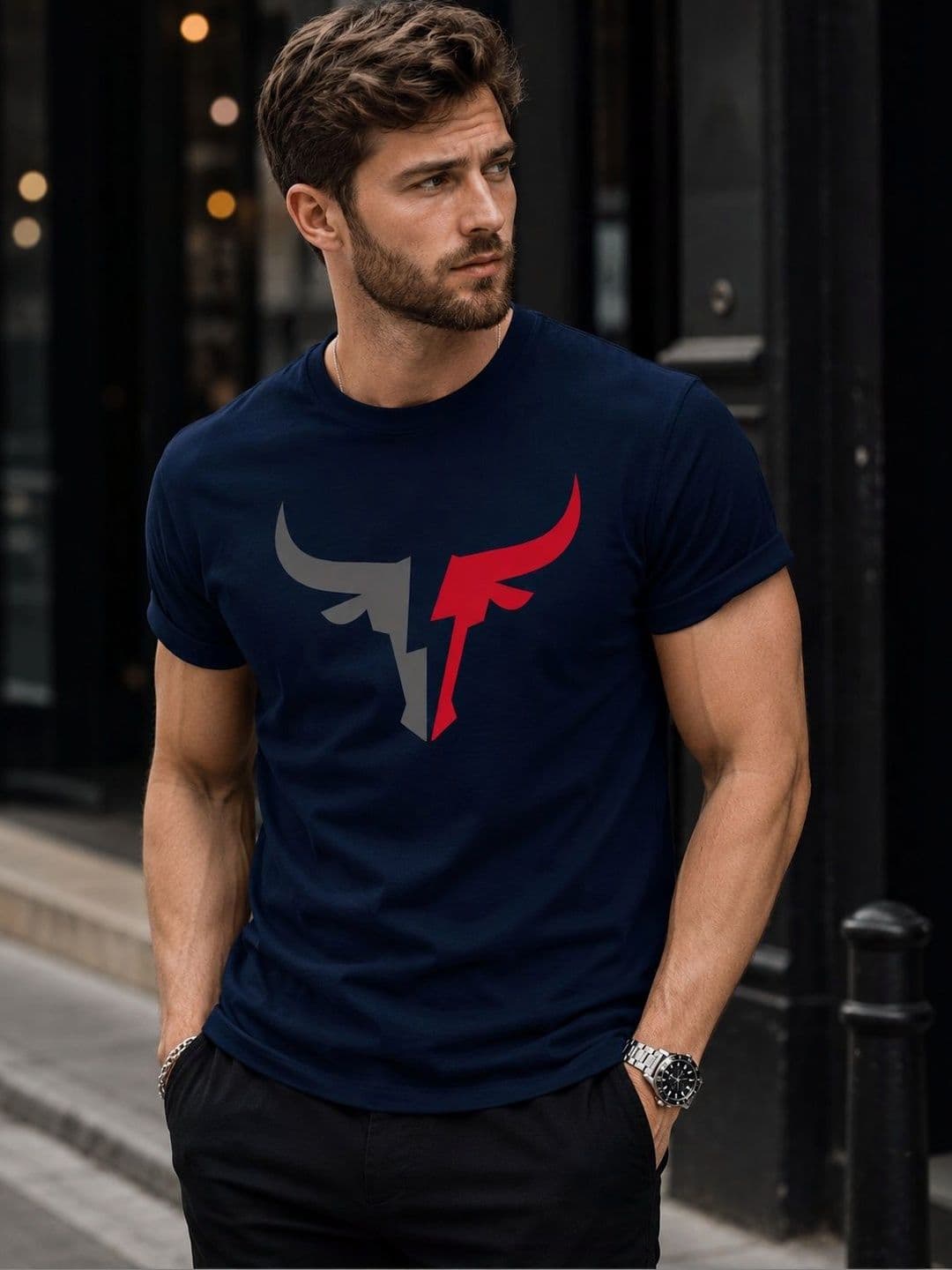 Moda Rapido Men Printed T-shirt - view 1