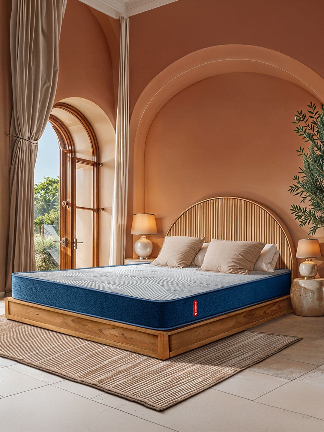 Duroflex LiveIn Orthopedic Memory Foam 6" Single Medium Firm Mattress (72x36 Inch) - view 1