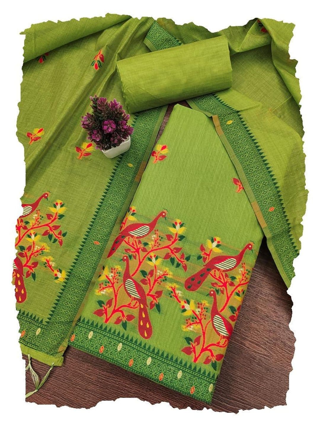 DEVANGI Unstitched Dress Material - view 1