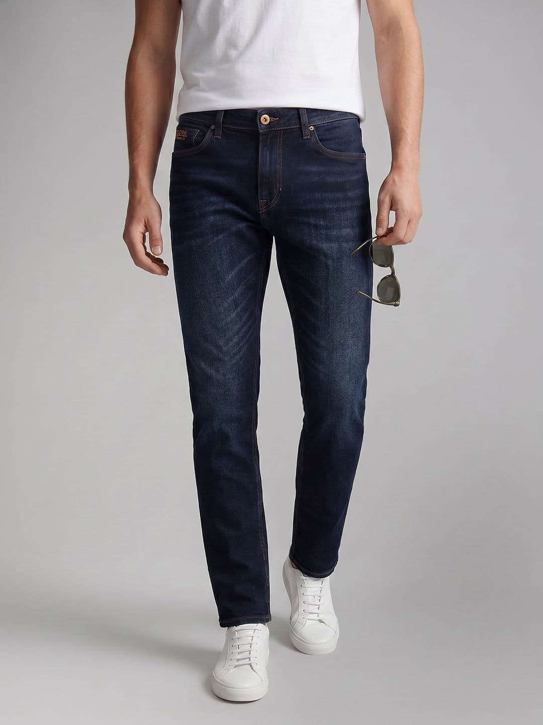 U.S. Polo Assn. Denim Co. Men Slim Fit Light Fade Stretchable Jeans - view 1